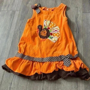 ❤️2/$25❤️Vintage Jessica Ann Handmade Girls Fall Dress- us  6